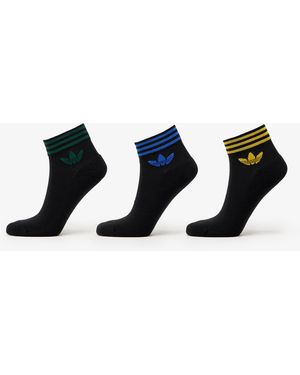 adidas Originals Adidas Trefoil Ankle Half-Cushioned Socks 3-Pack/ Collegiate/ Crew - Blu
