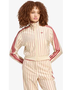 adidas Originals Jacket Adidas Reversible Firebird Track Top Warm Vanilla/ Team Victory - Pink