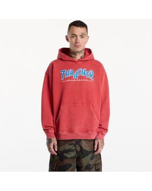 Thrasher Sweatshirt Parra Mag Vintage Hoodie - Red