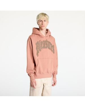 Pleasures Felpa Twitch Studded Hoodie - Rosa