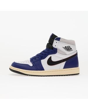 Nike Baskets air 1 high og "rare air" white/ black-neutral grey-deep royal blue eur 40 - Bleu