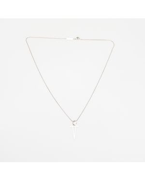Rick Owens Pentagram Charm - Bianco