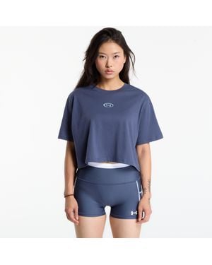 Under Armour T-Shirt Center Lt Ss - Blau