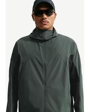Nike Giacca Tech Helios Dri-Fit Long-Sleeve Shell Camo - Verde