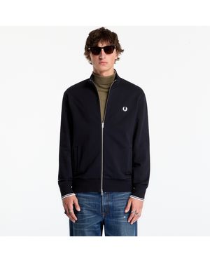 Fred Perry Felpa Zip Through Sweatshirt - Nero
