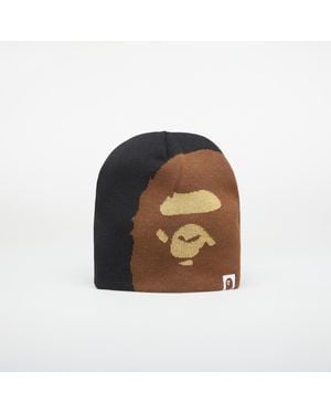 A Bathing Ape Mütze Ape Head Knit Cap - Braun