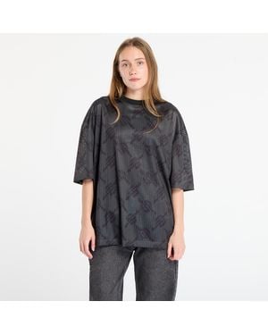 Daily Paper Maglietta Matchstick Mesh Ss T-Shirt - Nero