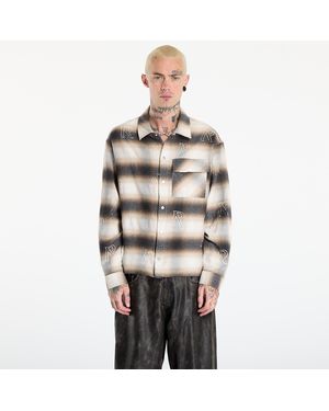 Represent Hemd All Over Initial Flannel - Grau