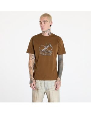 Dime T-Shirt Cursive Power T-Shirt - Brown