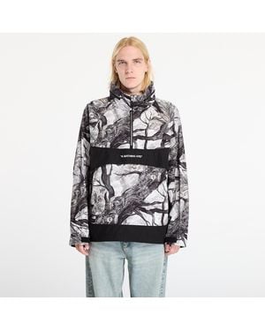 A Bathing Ape Jacket Tree Edge Camo Anorak Jacket - Black