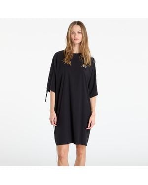 Y-3 Kleid Cinch 3 Stripes Oversized Tee Dress - Schwarz