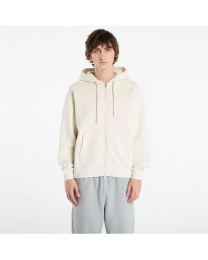 Dime Sweatshirt Cursive Zip Hoodie - White
