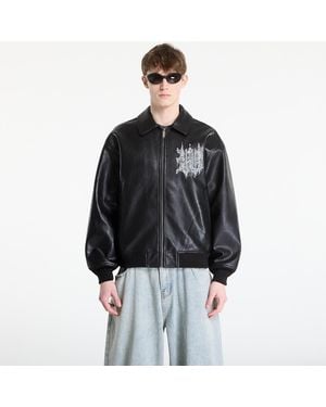 Wasted Paris Jacket M Stronghold Varsity - Black