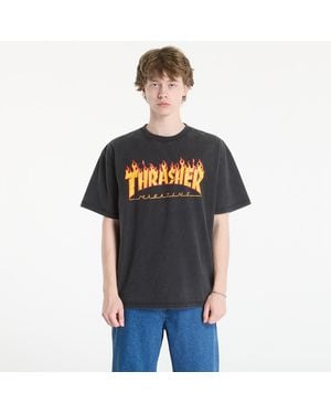 Thrasher T-shirt flame vintage t-shirt s - Noir