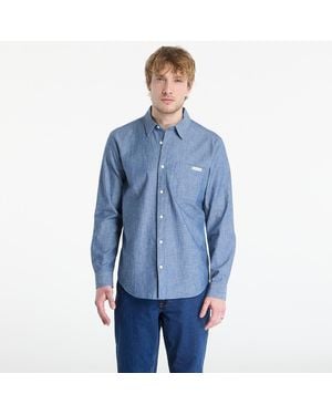 Calvin Klein Caicia Jeans Ls Chabray Classic Shirt - Blu