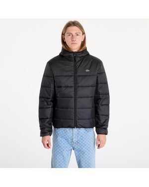 Lacoste Jacket Water-Repellent Quilted Puffer Jacket - Black