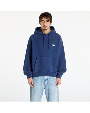 PATTA Felpa Classic Acid Washed Hooded Sweater - Blu