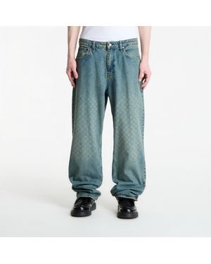 Daily Paper Pants Faded Monogram Amba Jeans V2 - Blue