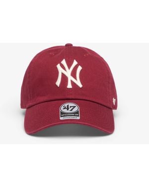 '47 Mlb Clean Up New York Yankees Cap - Red