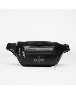 Calvin Klein Marsupio Bold Logo Webbing Waistbag - Nero