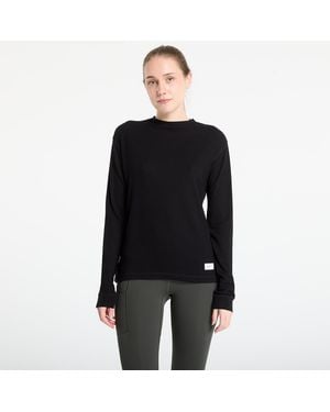 C.r.a.f.t T-Shirt Wool Waffle Rn W - Black