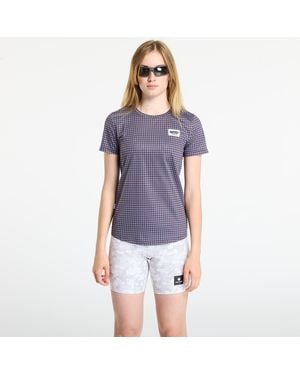 Saysky T-Shirt W Houndstooth Combat T-Shirt - Blue