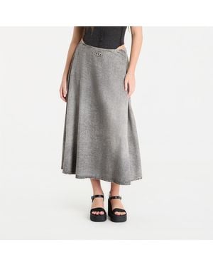 DIESEL De-Annie-S2 Skirt - Gray