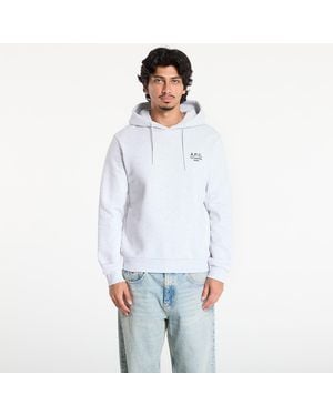 A.P.C. Felpa Standard Rue Madame Hoodie - Bianco