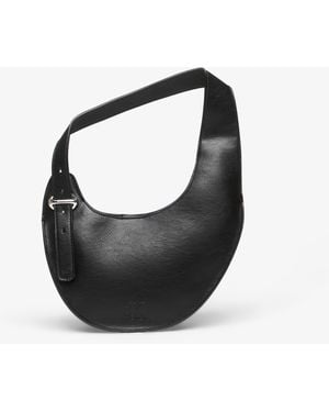 Calvin Klein Handtasche Asym Buckle Shoulder Bag - Schwarz