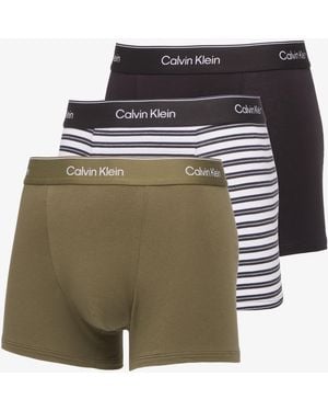 Calvin Klein Boxer Cavin Kein Reaxed Fit Trunk 3-Pack - Verde