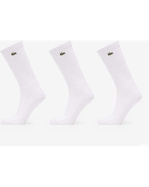 Lacoste Socks 3-Pack - White