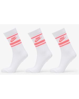 Nike Socken Sportswear Dri-Fit Everyday Essential Crew Socks 3-Pack/ Hot Punch/ Hot Punch - Pink