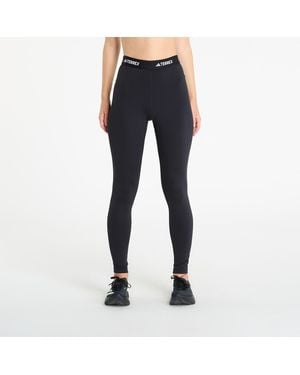 adidas Originals Pants Adidas Terrex Multi Synthetic Base Layer Leggings - Blue
