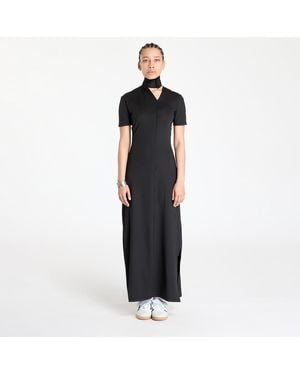 Y-3 Fitted Neck Closure Dress - Black