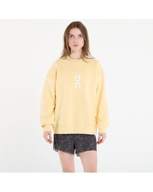 On Shoes Sweatshirt Club Crew - Gelb