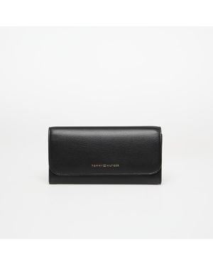 Tommy Hilfiger Portmoine Flag Large Flap Wallet - Schwarz