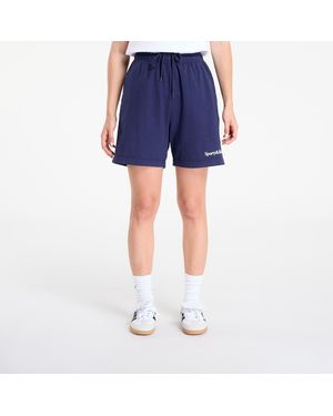 Sporty & Rich Shorts Serif Logo Gym Short - Blue