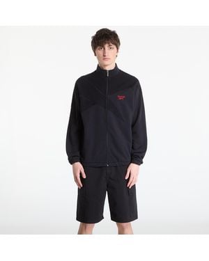 Reebok Jacket Street Sport Vector Fleece Track Jacket - Black