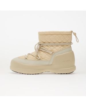 Moon Boot Sneakers Mezzaluna Quilted Mid Wp - Natural