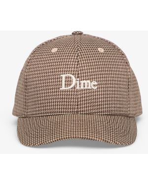 Dime Classic Houndstooth Low Pro Cap - Brown