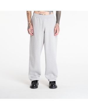 Dime Pants Cursive Small Logo Sweatpants - White