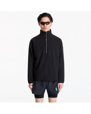 District Vision Giacca Half-Zip Nylon Windbreaker - Nero