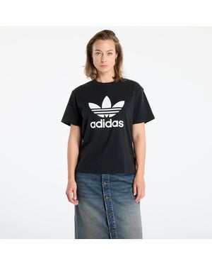 adidas Originals Adida Original Adicolor Claic Trefoil Hort Leeve T-hirt - Black