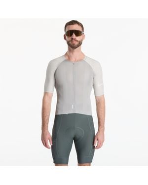 Rapha Jersey Pro Team Aero Jersey Iv Smoky - Grau