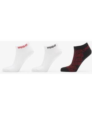 BOSS Socken 3-Pack As Logo Aop Cc - Weiß