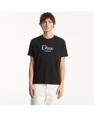 Dime T-Shirt Classic Mtl T-Shirt - Black
