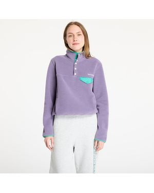 Sporty & Rich Sweatshirt Serif Logo Polar Sweatshirt Dusty Grape/ Spring/ Cream - Purple