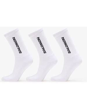 Salomon Sokken Everyday Crew Socks 3-Pack - Wit