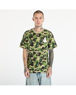 A Bathing Ape T-Shirt Abc Camo Asnka Tee - Green