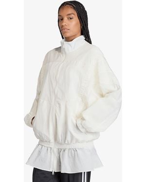 adidas Sweatshirt Adidas Santiago Woven Track Top - White